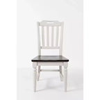 Jofran,Orchard Park Farmhouse Solid Rubberwood Slatback Chair (Set of 2)