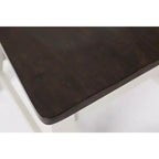 Chaise de salle à manger à lattes, dossier gris clair, lot de 2