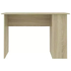 Bureau d'ordinateur rectangulaire beige, finition mate, montage par 1 personne