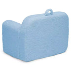 Fauteuil enfant en peluche – Gris / Rose vif / Bleu poudré / Rose / Bleu roi / Sauge, 1 place