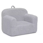 Fauteuil enfant en peluche – Gris / Rose vif / Bleu poudré / Rose / Bleu roi / Sauge, 1 place