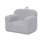 Fauteuil enfant en peluche – Gris / Rose vif / Bleu poudré / Rose / Bleu roi / Sauge, 1 place