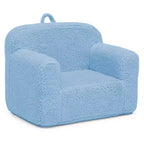 Fauteuil enfant en peluche – Gris / Rose vif / Bleu poudré / Rose / Bleu roi / Sauge, 1 place