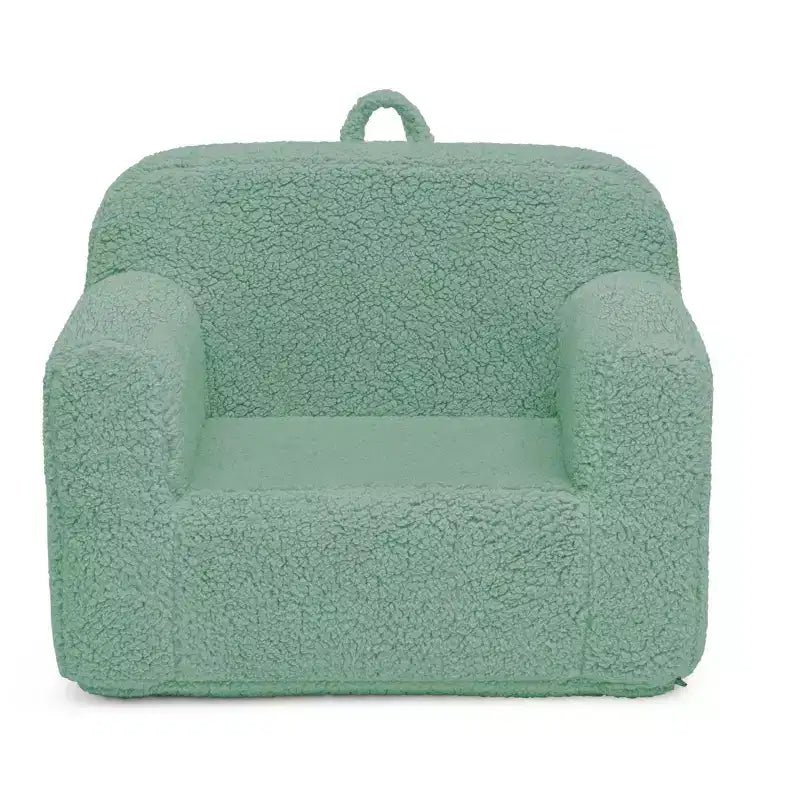Fauteuil enfant en peluche – Gris / Rose vif / Bleu poudré / Rose / Bleu roi / Sauge, 1 place