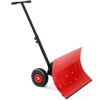 Pelle à neige à roues Bleu/Rouge/Jaune, angle et hauteur réglables, utilisateur unique