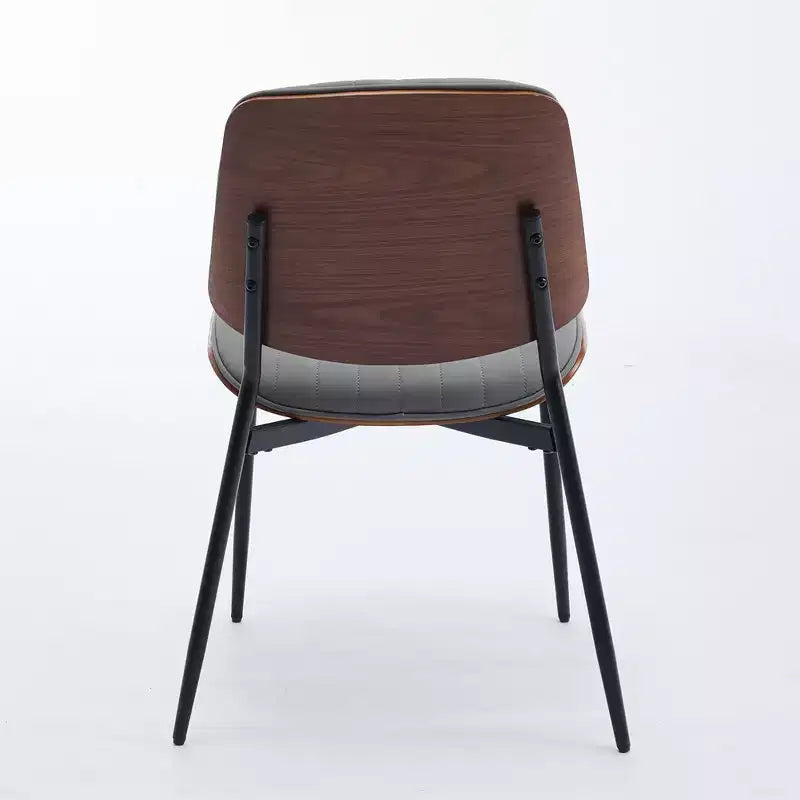 Chaise de salle à manger sans accoudoirs en lin beige, dossier haut, lot de 2