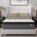 Okak Pressure-Relief Pillow Top Hybrid Mattress, Low Motion Transfer Memory Foam Mattress, Foam Mattress for Home, Hotel