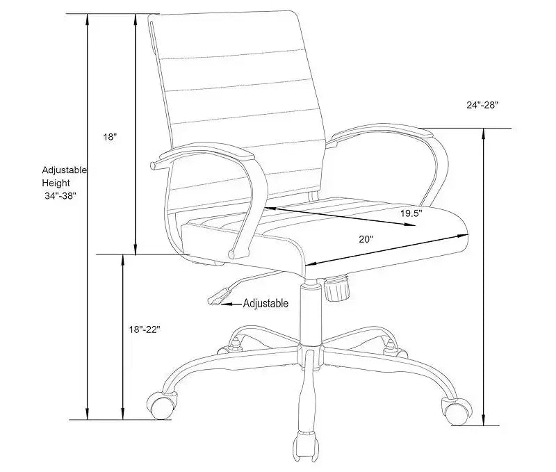 Fauteuil de bureau pivotant en similicuir beige avec piètement doré, 1 place