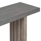 Consoles en placage de chêne au design moderne et unique pour l'entrée, table d'entrée minimaliste en bois mince pour le bureau à domicile, le salon