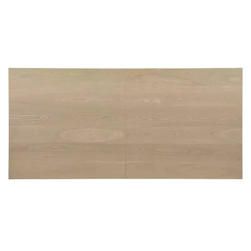 Table à manger rectangulaire 6 places Espresso / Noyer clair naturel / Noyer