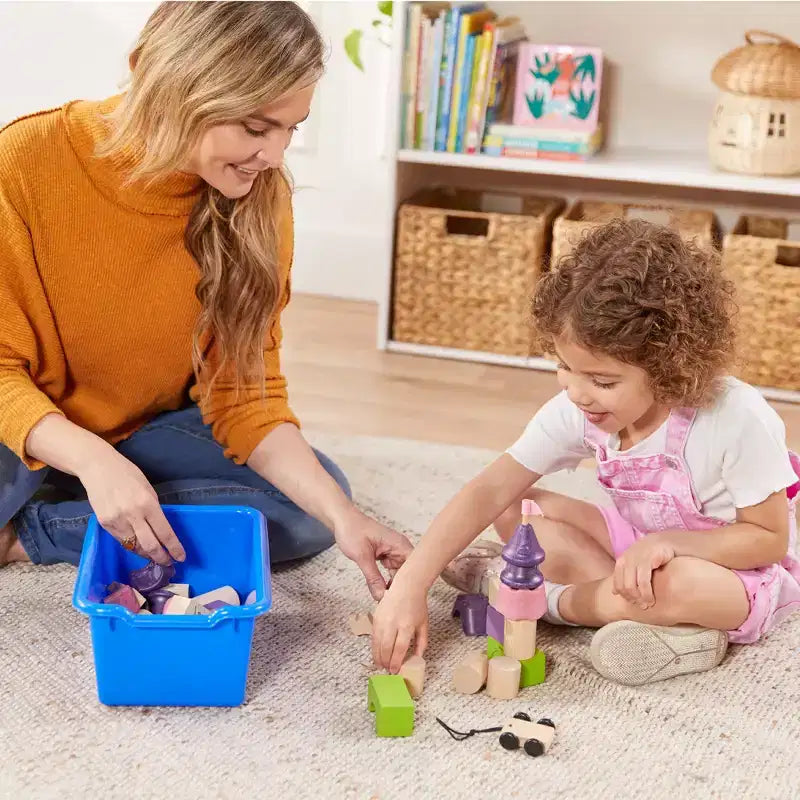 Meuble de rangement mobile 10 compartiments multicolore avec bacs à poignée, 5x2, pour 1 utilisateur