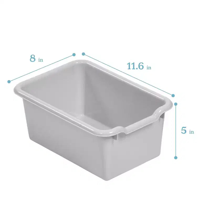 Meuble de rangement mobile 10 compartiments multicolore avec bacs à poignée, 5x2, pour 1 utilisateur
