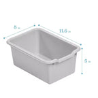 Meuble de rangement mobile 10 compartiments multicolore avec bacs à poignée, 5x2, pour 1 utilisateur
