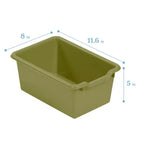 Meuble de rangement mobile 10 compartiments multicolore avec bacs à poignée, 5x2, pour 1 utilisateur