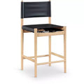 Meridian Furniture,Rawlins Vegan Leather Upholstered Counter Stool