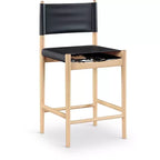 Meridian Furniture,Rawlins Vegan Leather Upholstered Counter Stool