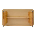 Table basse rectangulaire 47", naturelle / noyer, 2 styles