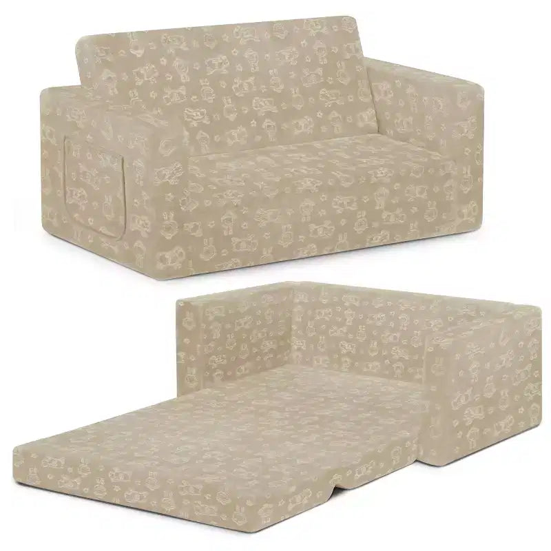 Delta Children Serta Sheep Kids Convertible Sofa to Lounger