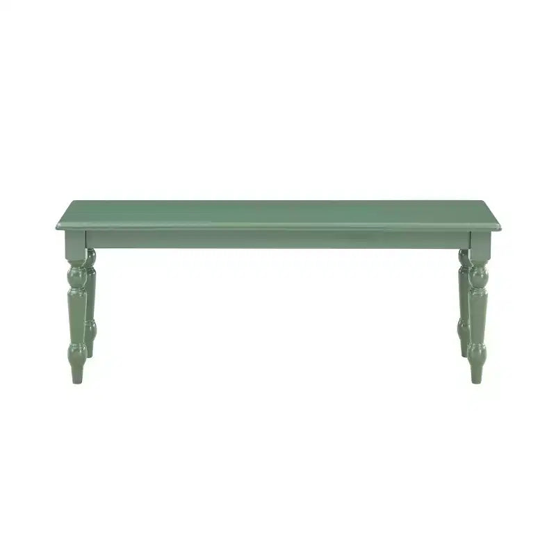Banc de salle à manger équestre en bois sans dossier, 2 places
