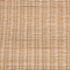 Tabouret d'appoint en rotin brun naturel et acajou – 1 personne