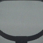 Fauteuil de bureau pivotant en maille à dossier bas, noir/bleu/gris/violet, 1 personne