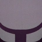 Fauteuil de bureau pivotant en maille à dossier bas, noir/bleu/gris/violet, 1 personne
