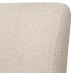 Chaise de salle à manger rembourrée sans accoudoirs, lot de 2 – Plusieurs coloris