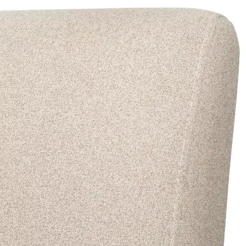 Chaise de salle à manger rembourrée sans accoudoirs, lot de 2 – Plusieurs coloris