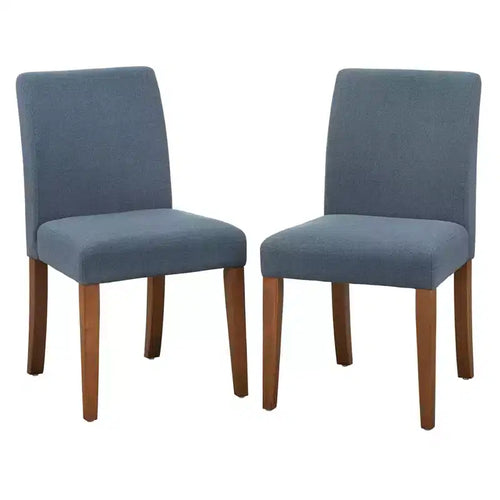 Chaise de salle à manger rembourrée sans accoudoirs, lot de 2 – Plusieurs coloris
