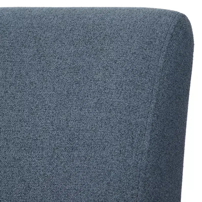 Chaise de salle à manger rembourrée sans accoudoirs, lot de 2 – Plusieurs coloris