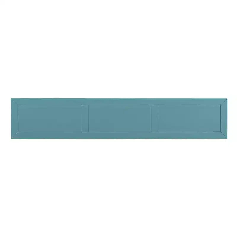 Console rustique avec 4 tiroirs et étagère inférieure – Blanc antique / Bleu / Espresso / Marine, 1 personne