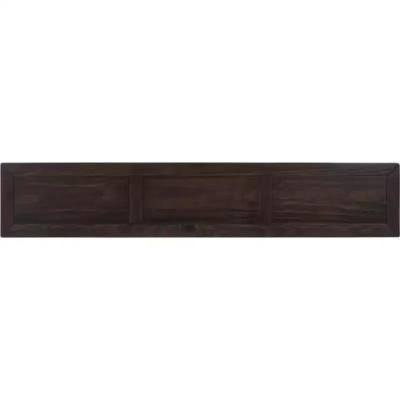 Console rustique avec 4 tiroirs et étagère inférieure – Blanc antique / Bleu / Espresso / Marine, 1 personne